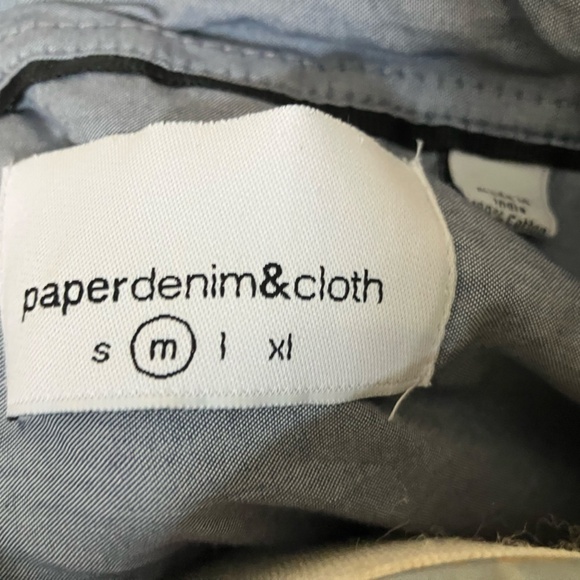 Paper Denim & Cloth Blue Plaid Button Up Shirt - Picture 7 of 7